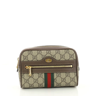 Gucci Ophidia Belt Bag GG Coated Canvas Small Brown 3454801
