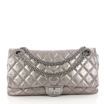 Chanel Reissue 2.55 Handbag Quilted Metallic Aged 3455902