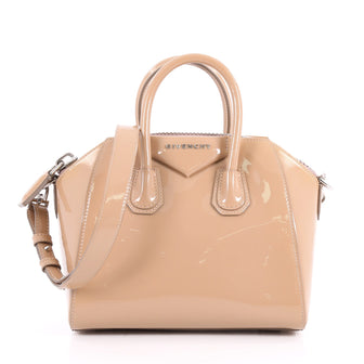 Givenchy Antigona Bag Patent Mini Brown 3455905