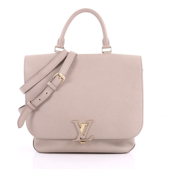 Louis Vuitton Volta Handbag Leather Neutral 3456101