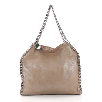 Stella McCartney Falabella Tote Shaggy Deer Small Brown 3456301
