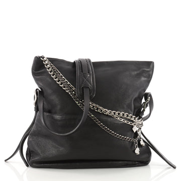 Jimmy Choo Biker Crossbody Bag Leather Small Black 3458501