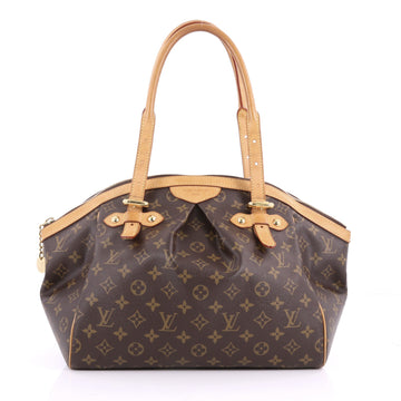 Louis Vuitton Tivoli Handbag Monogram Canvas GM Brown 3458601