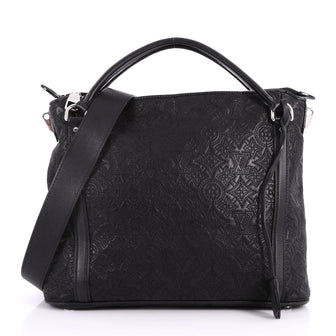 Louis Vuitton Antheia Ixia Handbag Leather PM Black 3461404