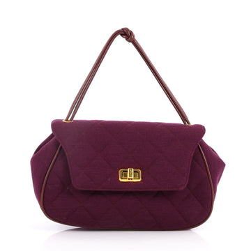 Chanel Vintage Mademoiselle Top Handle Flap Bag Quilted 3462302
