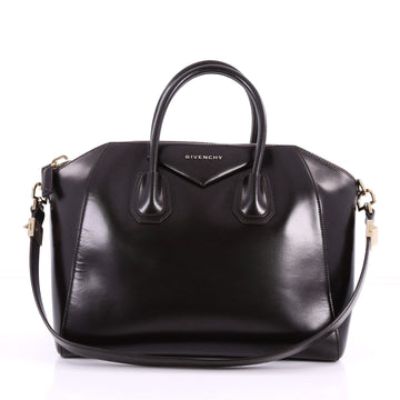 Givenchy Antigona Bag Glazed Leather Medium Brown 3462703