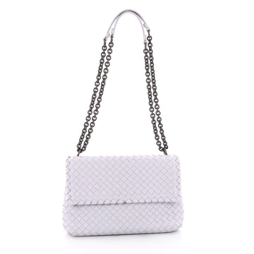 Bottega Veneta Olimpia Crossbody Bag Intrecciato Nappa Purple 3463003