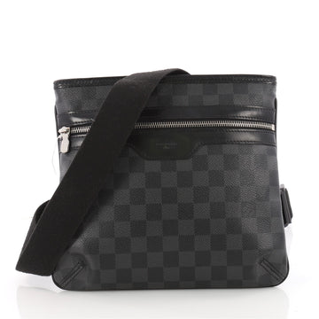 Louis Vuitton Thomas Handbag Damier Graphite Black 3464101