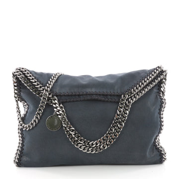 Stella McCartney Falabella Fold Over Bag Shaggy Deer Blue 3464301