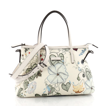 Gucci Convertible Zip Tote Flora Canvas Medium Neutral 3464404
