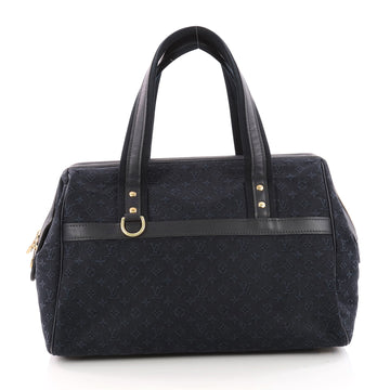 Louis Vuitton Josephine Handbag Mini Lin GM Blue 3464702