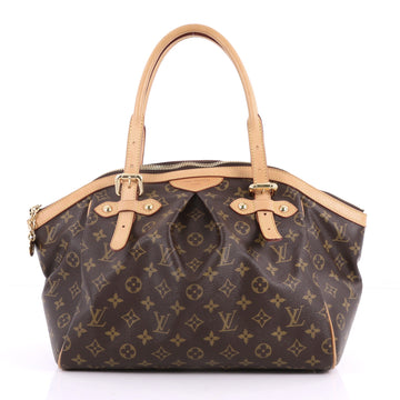 Louis Vuitton Tivoli Handbag Monogram Canvas GM Brown 3468101