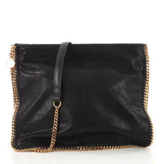 Stella McCartney Falabella Crossbody Bag Shaggy Deer Black 3468701