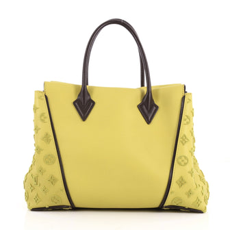 Louis Vuitton Yellow Veau Cachemire Leather & Tuffetage W Bag
