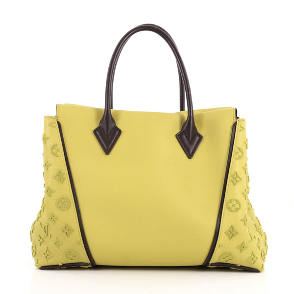 Louis Vuitton Yellow Veau Cachemire Leather & Tuffetage W Bag. Very, Lot  #16239