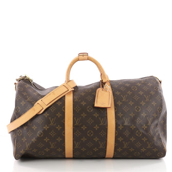 Keepall Bandouliere Bag Monogram Canvas 50