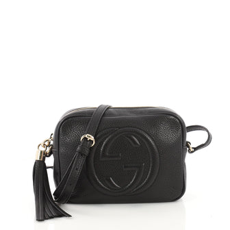 Gucci Soho Disco Crossbody Bag Leather Small Black 3471803