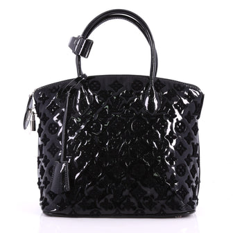 Louis Vuitton Fascination Lockit Handbag Patent Lambskin 3474702