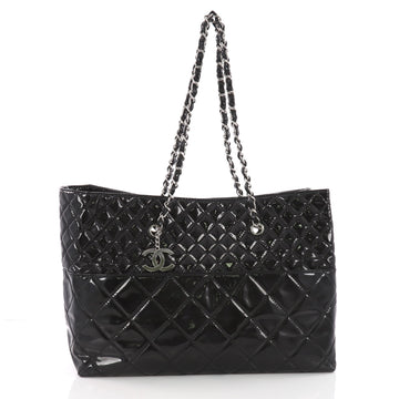 Chanel In The Business Tote Quilted Patent Vinyl Large 3475108