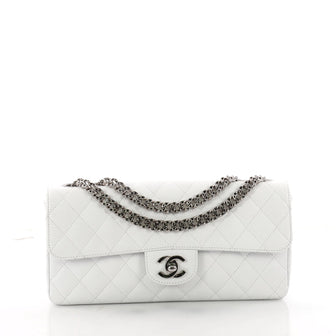 Chanel Bijoux Chain Flap Bag Quilted Caviar East West 3475202