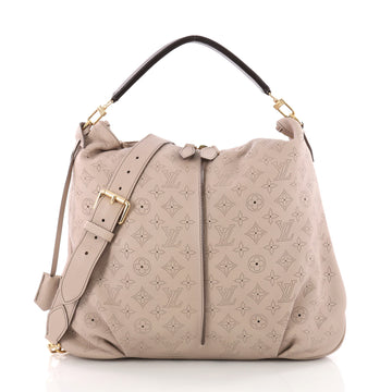 Louis Vuitton Selene Handbag Mahina Leather MM Neutral 3476001