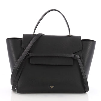 Celine Belt Bag Grainy Leather Mini Black 3476701