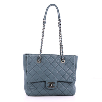 Chanel Front Flap Shopping Tote Quilted Washed Lambskin 3477005