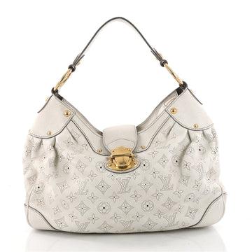 Louis Vuitton Solar Handbag Mahina Leather PM White 3477601