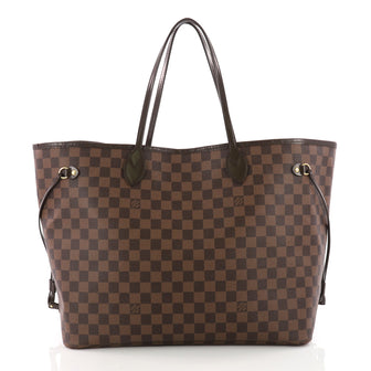 Louis Vuitton Neverfull NM Tote Damier GM Brown 3479001