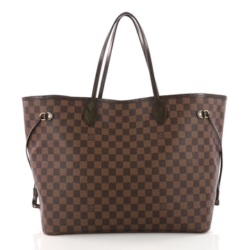 Louis Vuitton Neverfull NM Tote Damier GM Brown 3479001