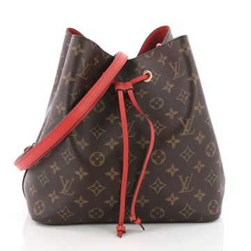 Louis Vuitton Neonoe Handbag Monogram Canvas Brown 3480201