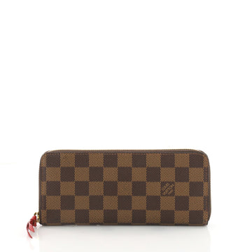 Louis Vuitton Clemence Wallet Damier Brown 3480401