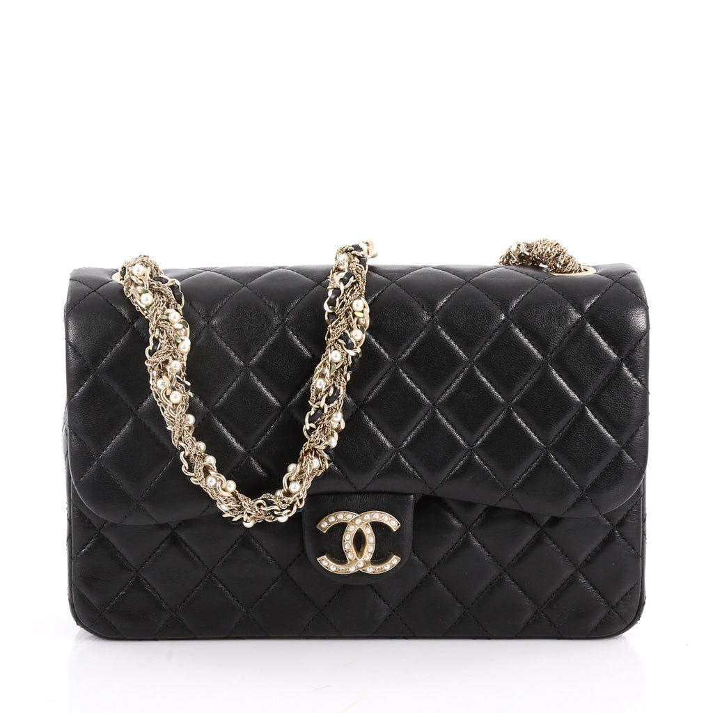 Buy Chanel Westminster Tangled Pearl Chain Flap Bag Quilted 3480901