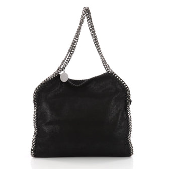 Stella McCartney Falabella Tote Shaggy Deer Small Black 3481502