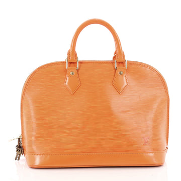 Louis Vuitton Vintage Alma Handbag Epi Leather PM Orange 3483102