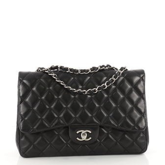 Chanel Classic Single Flap Bag Quilted Lambskin Jumbo 3483501