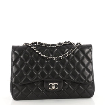 Chanel Classic Single Flap Bag Quilted Lambskin Jumbo 3483501