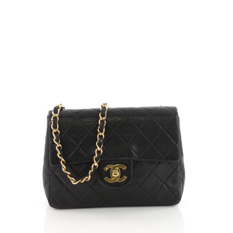 Chanel Vintage Square Classic Single Flap Bag Quilted 3484701