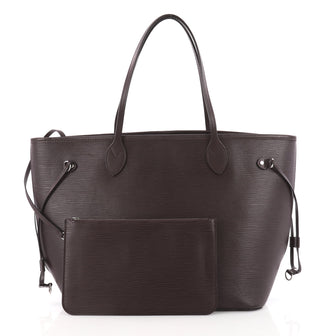 Louis Vuitton Neverfull Tote Epi Leather MM Purple 3484902