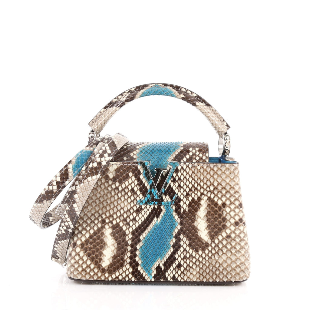 Capucines python handbag Louis Vuitton Multicolour in Python - 34801020