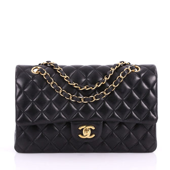 Chanel Classic Double Flap Bag Quilted Lambskin Medium 3486401