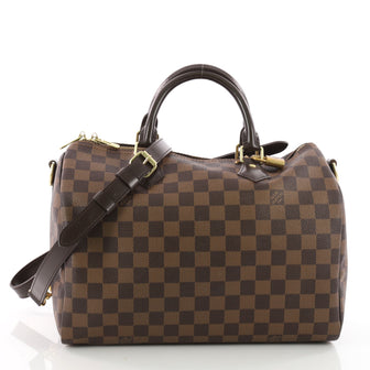 Louis Vuitton Speedy Bandouliere Bag Damier 30 Brown 3487101