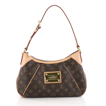Louis Vuitton Thames Handbag Monogram Canvas PM Brown 3488102