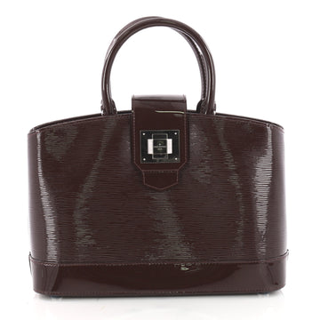 Louis Vuitton Mirabeau Handbag Epi Leather PM Purple 3488202