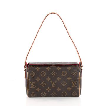 Louis Vuitton Recital Handbag Monogram Canvas Brown 3488403