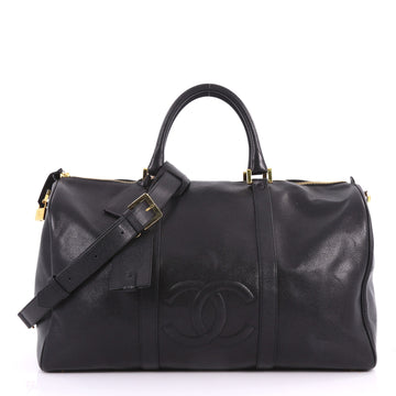 Vintage Timeless Boston Bag Caviar Large