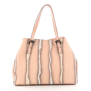 Bottega Veneta A-Shape Glimmer Tote Washed Nappa Leather 3490101