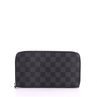 Louis Vuitton Zippy Organizer Damier Graphite Gray 3490103