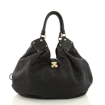 Louis Vuitton L-Hobo Mahina Leather Black 3492101
