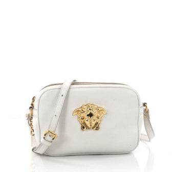 Versace Palazzo Medusa Camera Bag Leather Small White 3492201